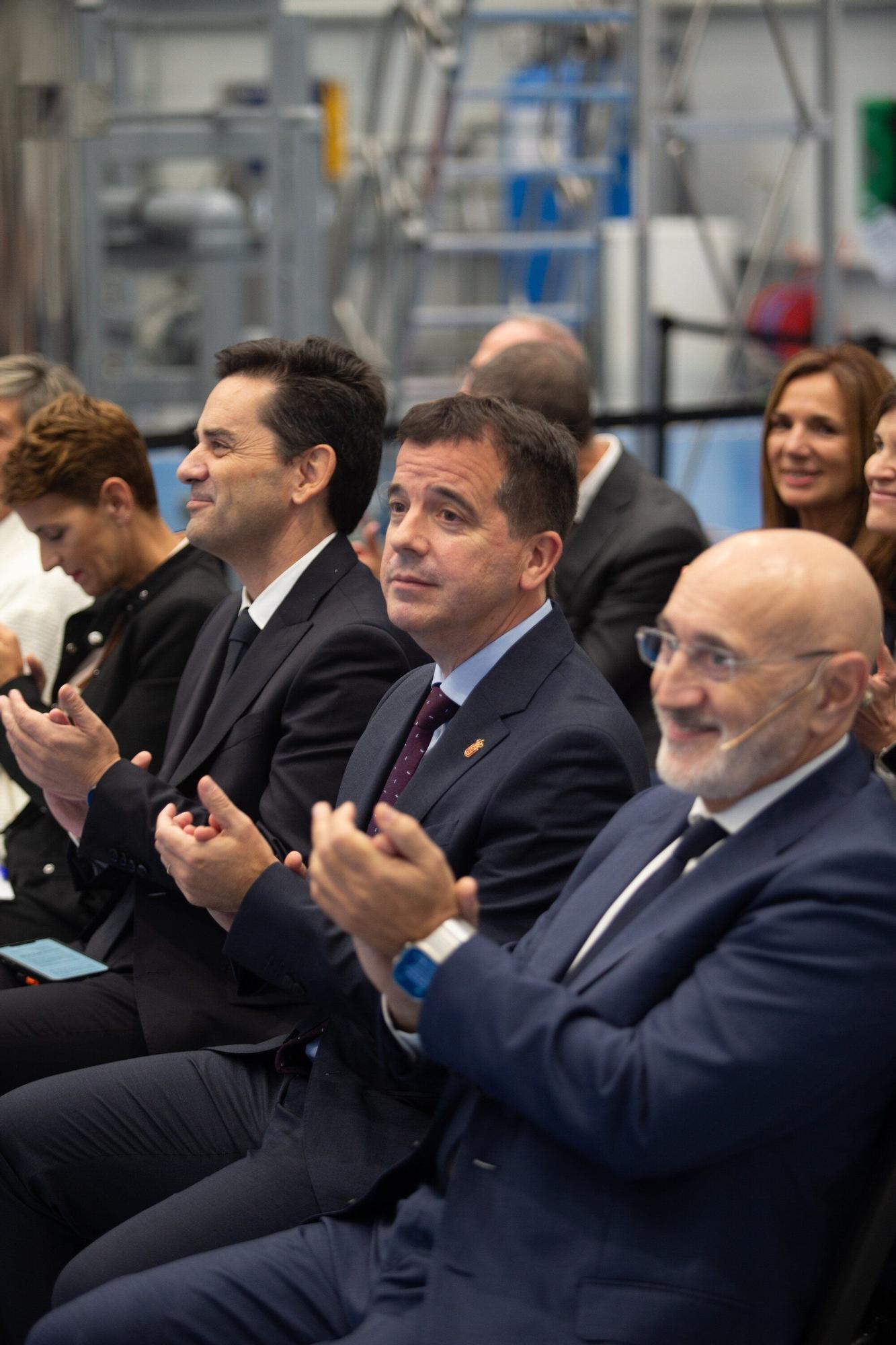 Acto de presentación del Electrolyzer NX2500, el nuevo electrolizador de la empresa Nordex en Lumbier