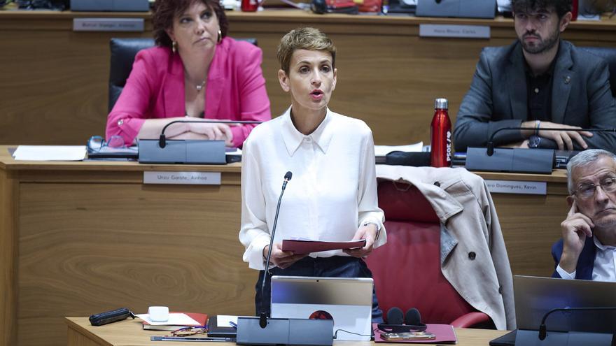 Chivite defiende que su gestión es &quot;honesta&quot;: “Este Gobierno refuerza controles, no destruye discos duros”