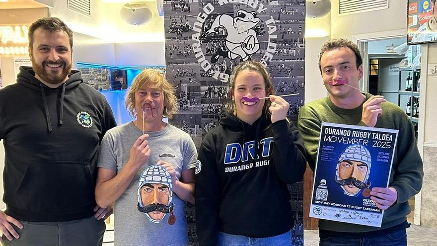 Durango Rugby Taldea se une al Movember para visibilizar la salud masculina