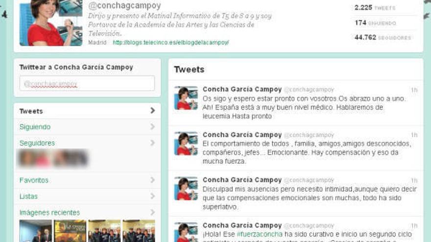 García Campoy celebra en Twitter el éxito del autotrasplante de médula