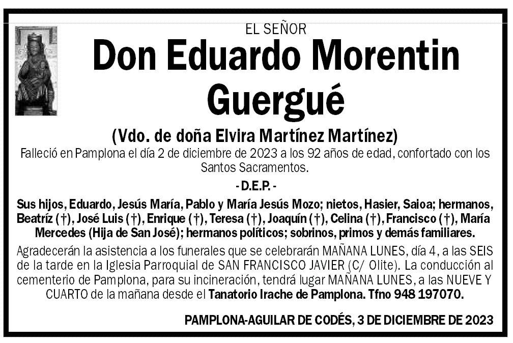 Eduardo Morentin Guergué