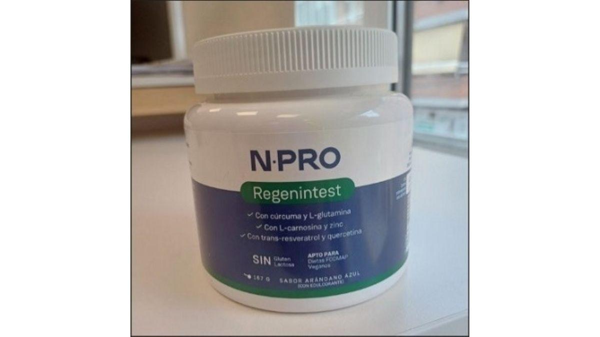 El complemento alimenticio &#039;N-PRO Regenintest&#039;.