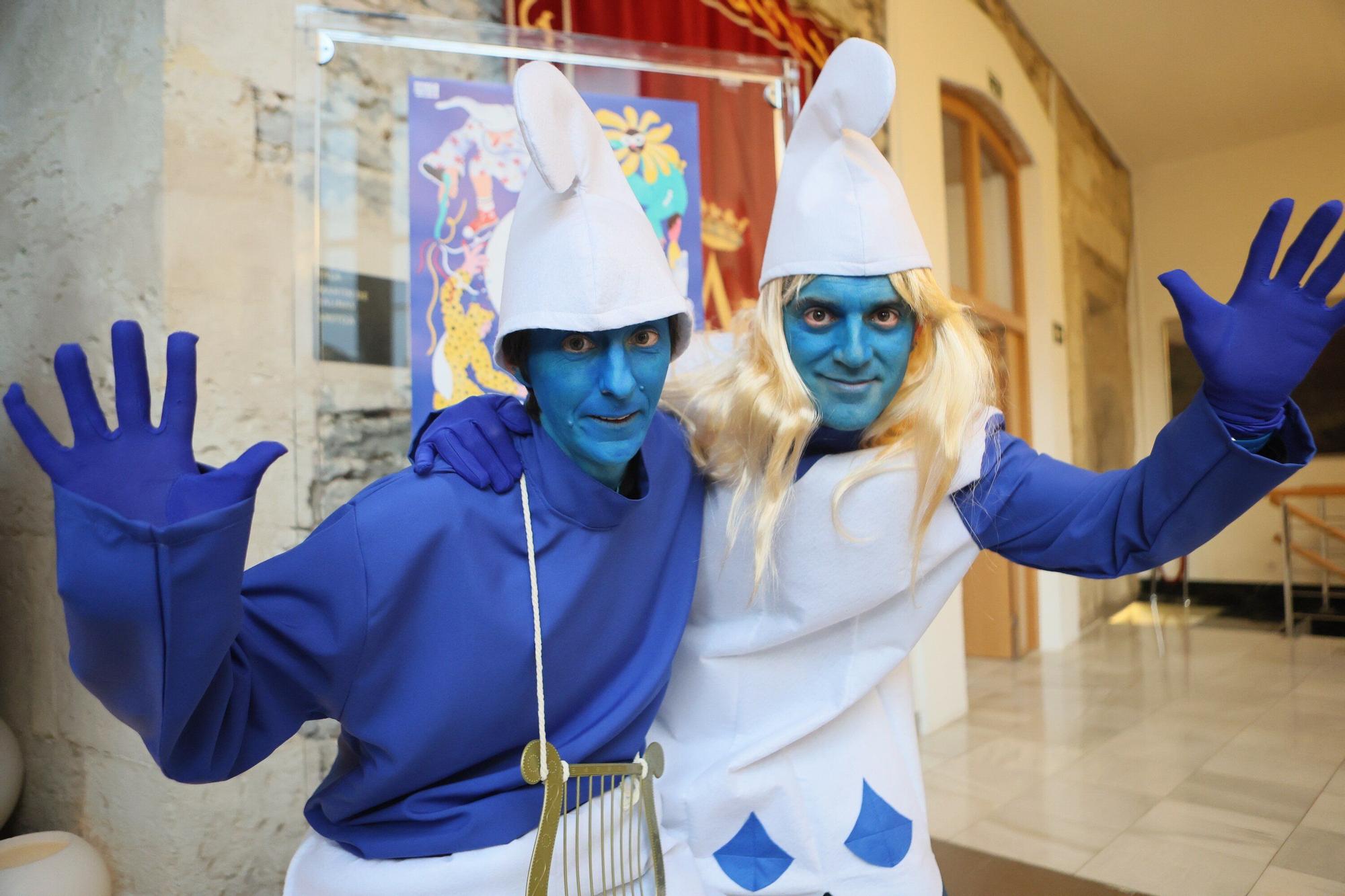 En imágenes: Presentación de Carnaval de las comparsas en el Palacio Villa Suso