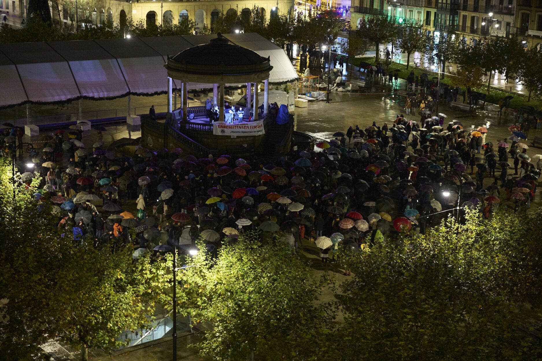 Imágenes de la manifestación del movimiento feminista de este 25N