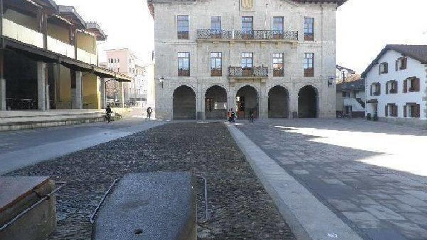 Foru Plaza, donde se instalará el mercado.