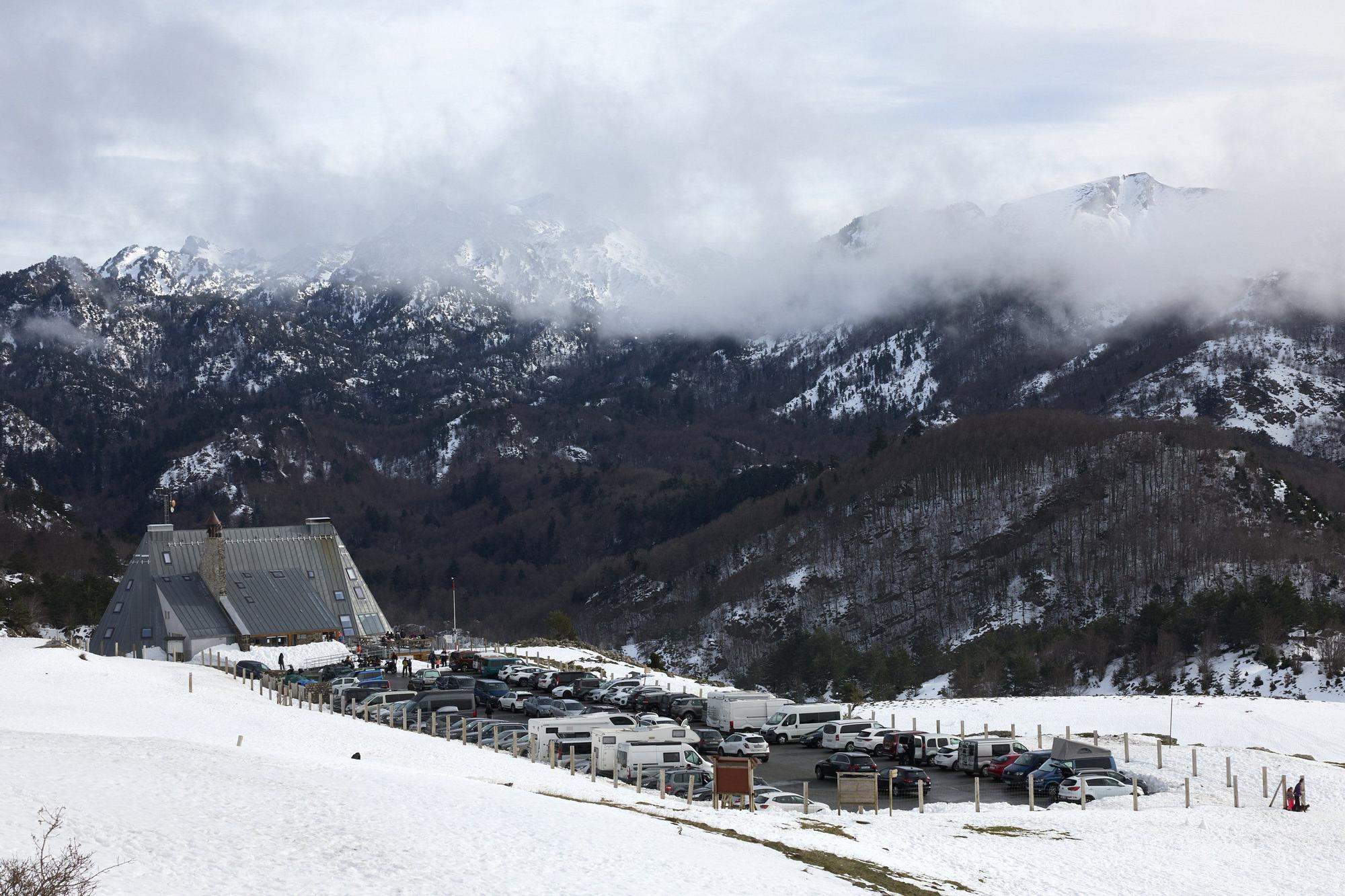 Día de nieve en Belagua