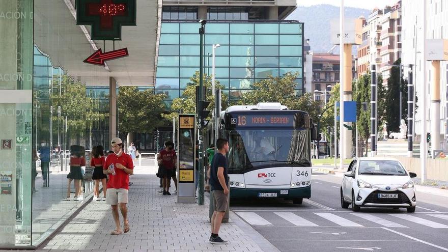 El precio del transporte público en Navarra, con un descuento del 30% desde este jueves