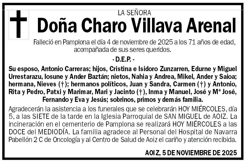 Charo Villava Arenal