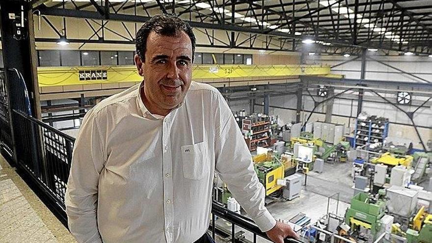 Asier Zabala, director gerente de Jegan, en las instalaciones de la firma en el polígono industrial de Itziar.