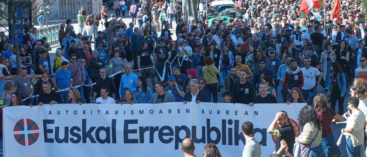 Fotos del Aberri Eguna 2026 de EH Bildu en Pamplona