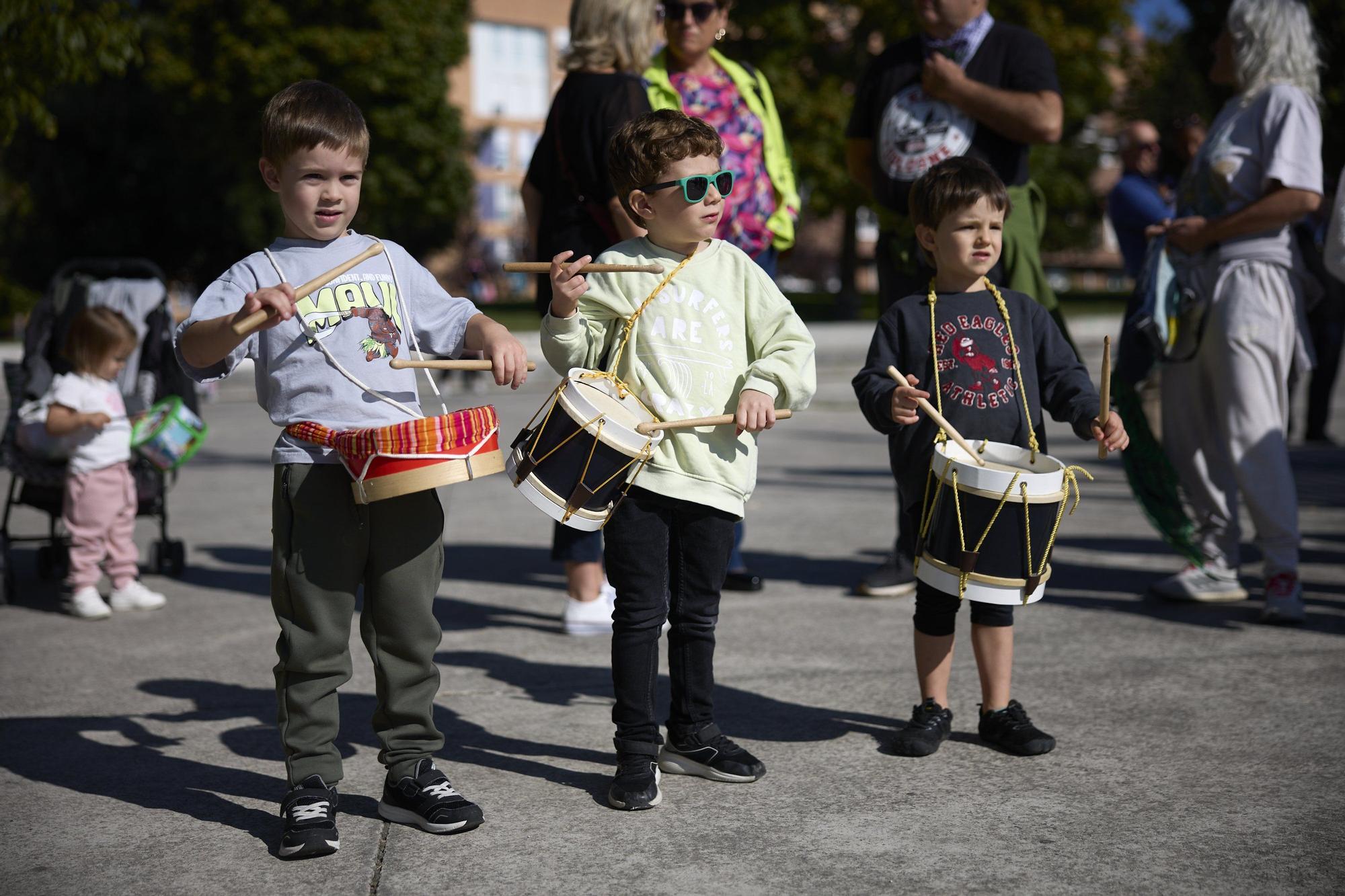 Fotos del chupinazo de fiestas de Etxabakoitz