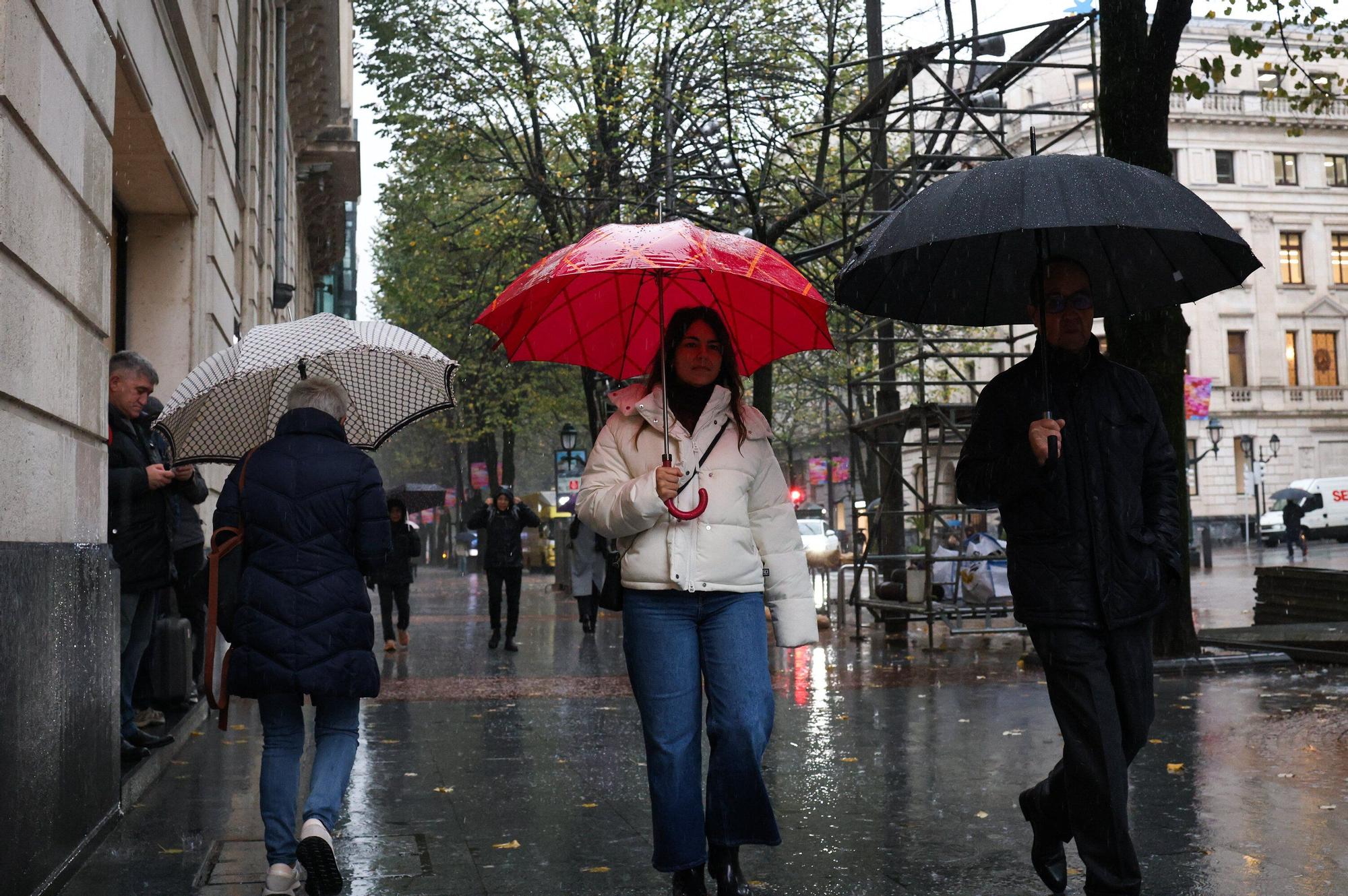 Temporal de frío, granizo y nieve en Bizkaia
