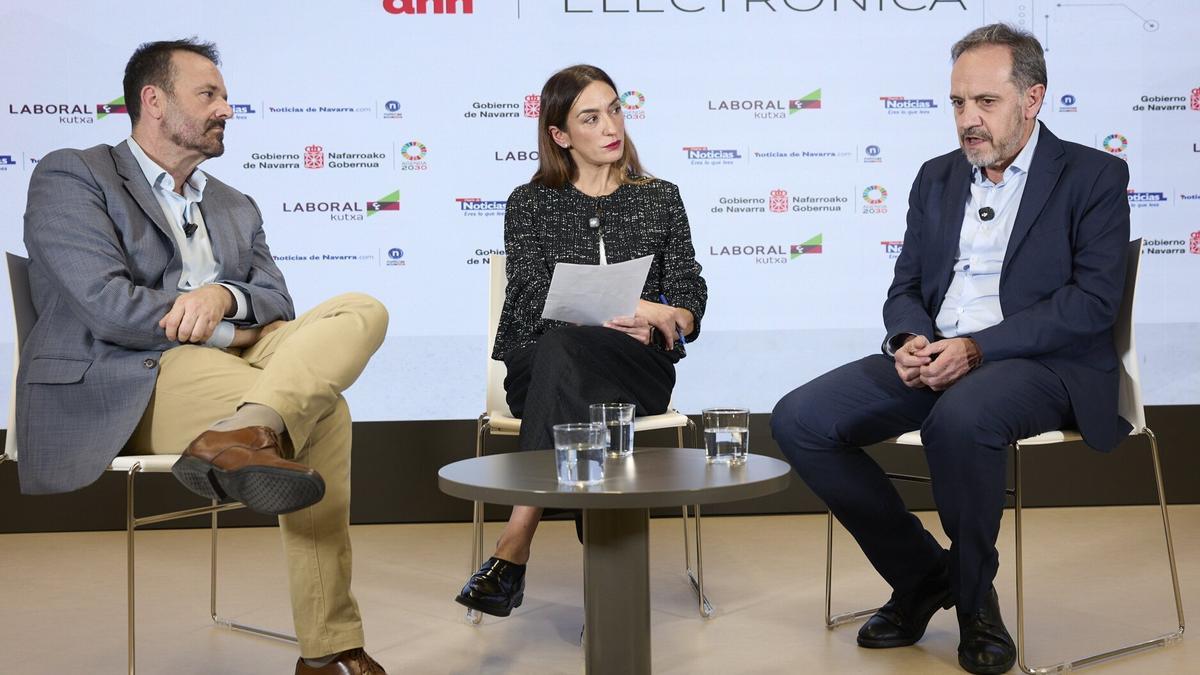 Diálogos DNN  electrónica con Iñigo Arruti, director general de Fomento Empresarial e Infraestructuras del Gobierno de Navarra y Juanje Alberdi, Grupo Azkoyen 