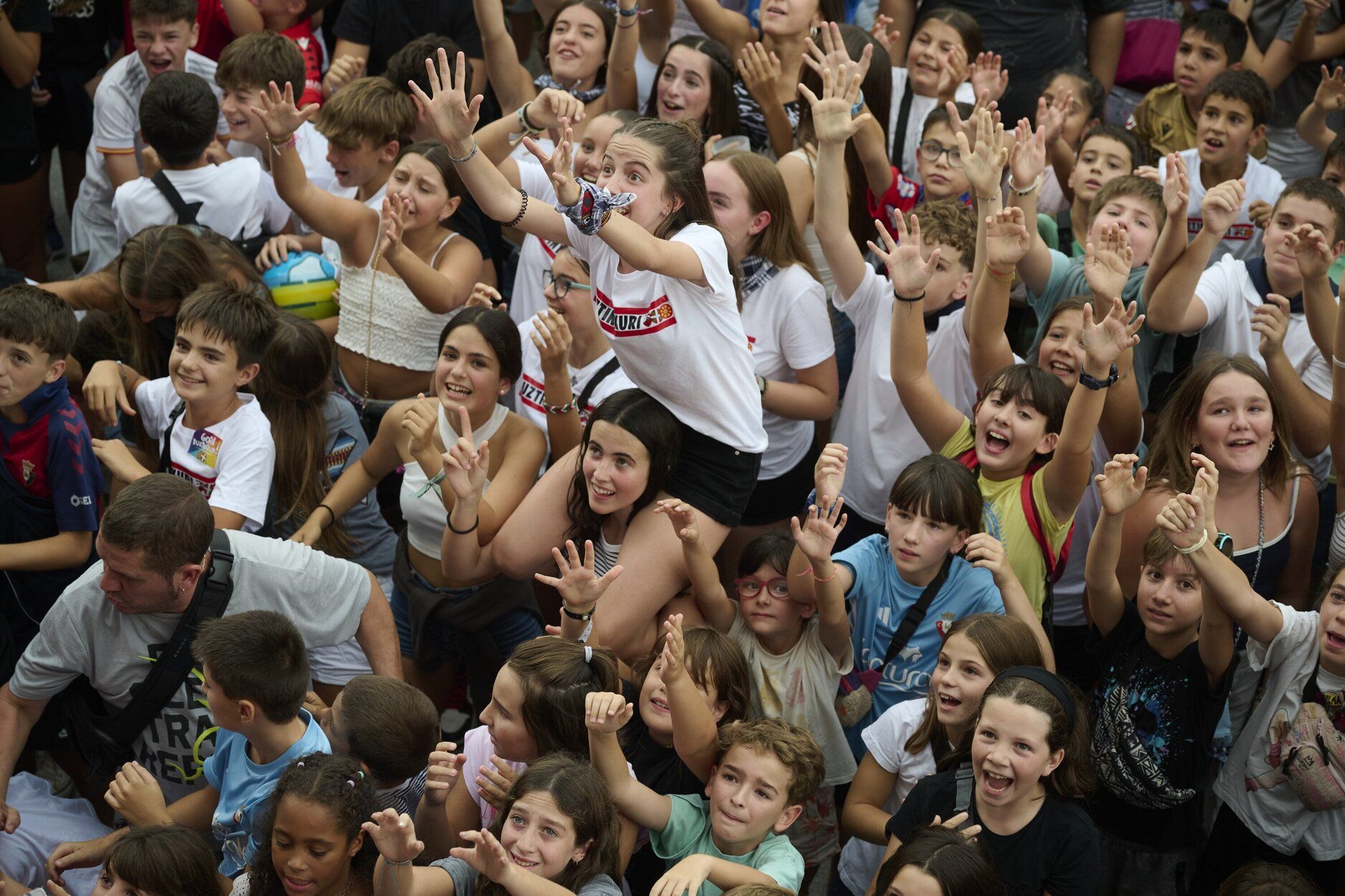 Fotos del chupinazo de Buztintxuri
