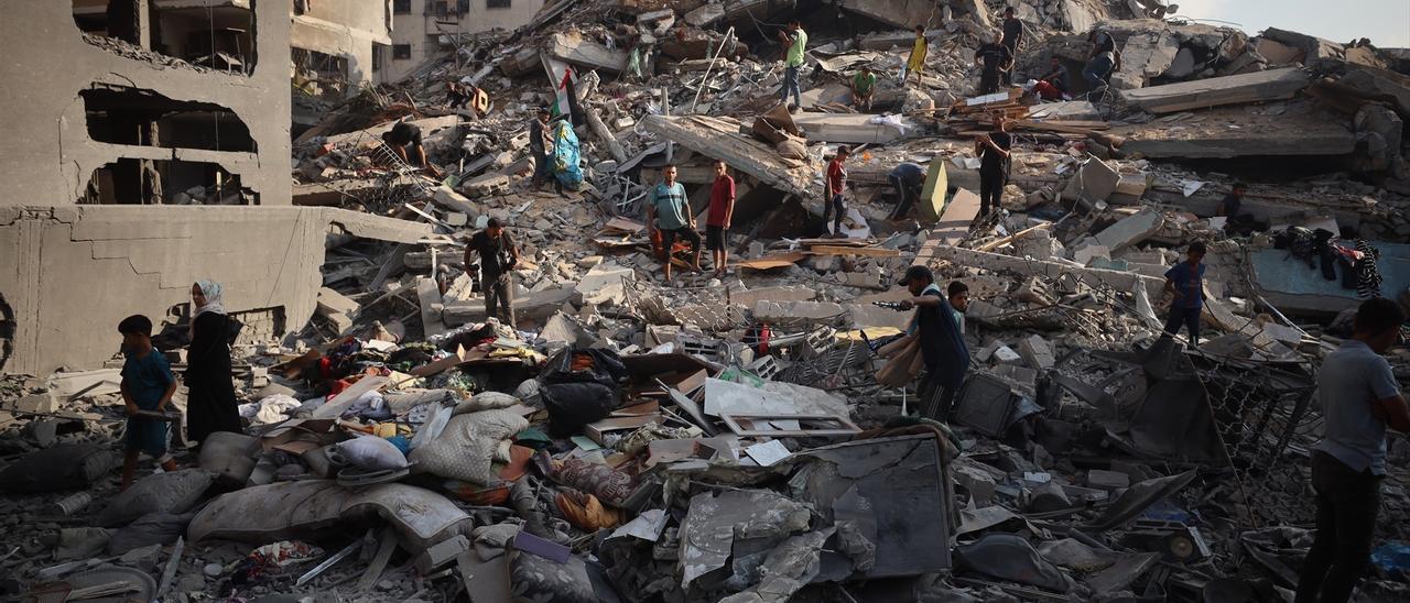 Israel perpetra su ofensiva total sobre Ciudad de Gaza, en imágenes
