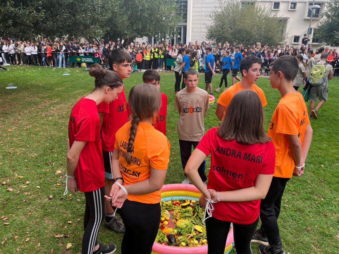 Fotos: Nafarroa Oinez 2025 en la ikastola Paz de Ziganda de Villava - Atarrabia
