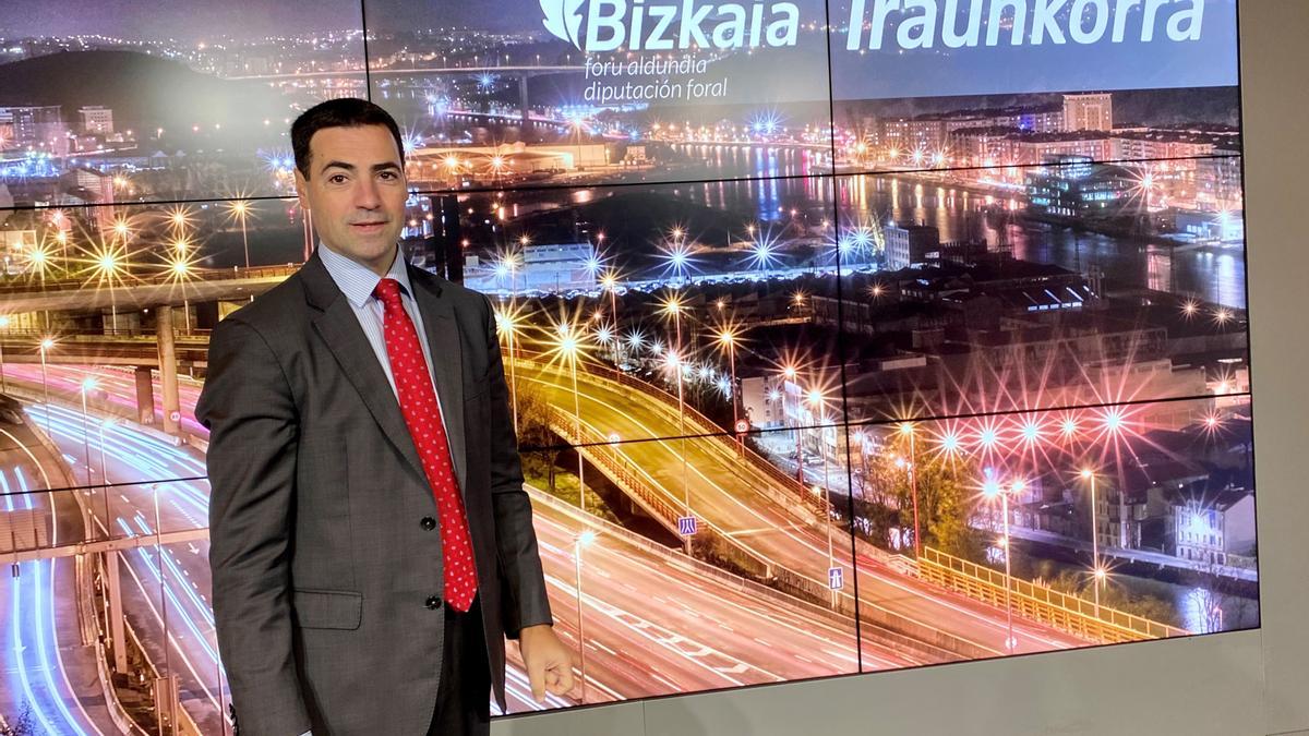 El diputado de Infraestructuras y Desarrollo Territorial, Imanol Pradales