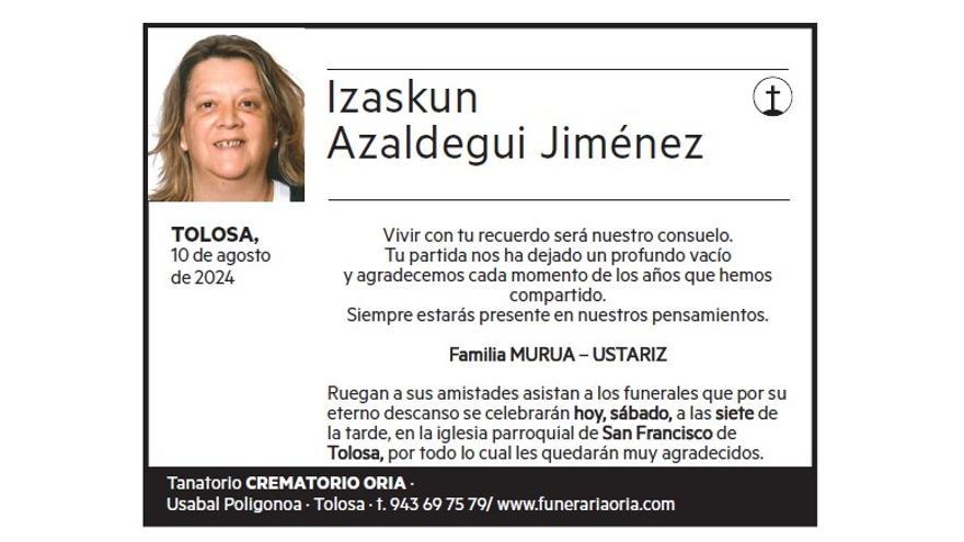 Izaskun Azaldegui Jiménez