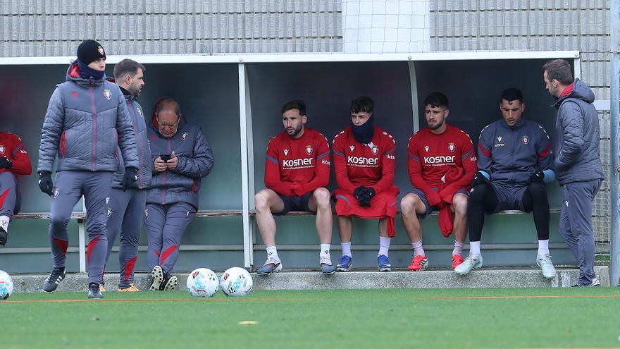 Fotos del entrenamiento de Osasuna en Tajonar del lunes 13 de abril