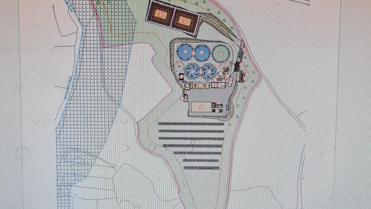 Recreación por ordenador de cómo es el proyecto de la planta.