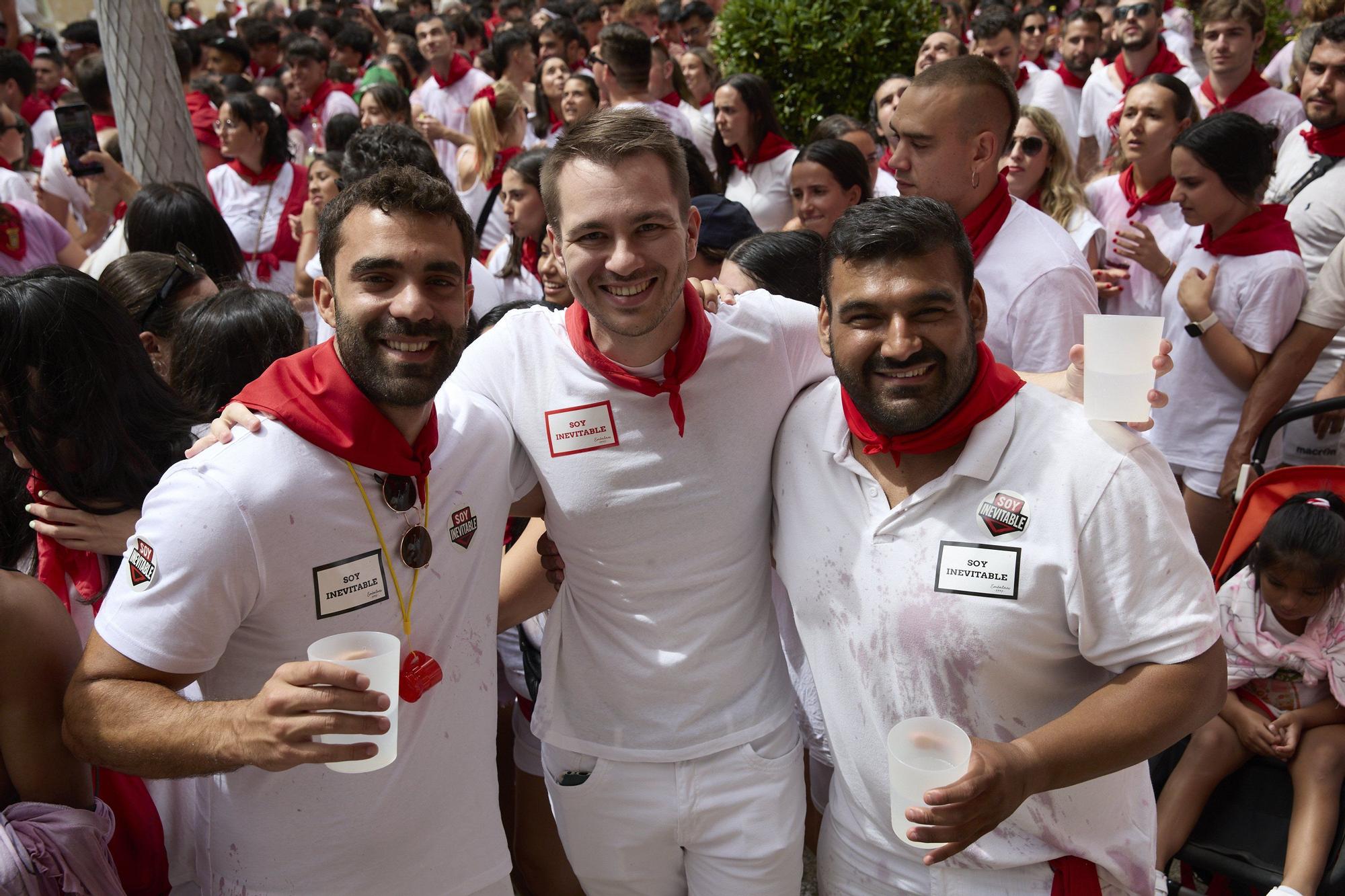 Fotos del cohete de las fiestas de Tudela 2025