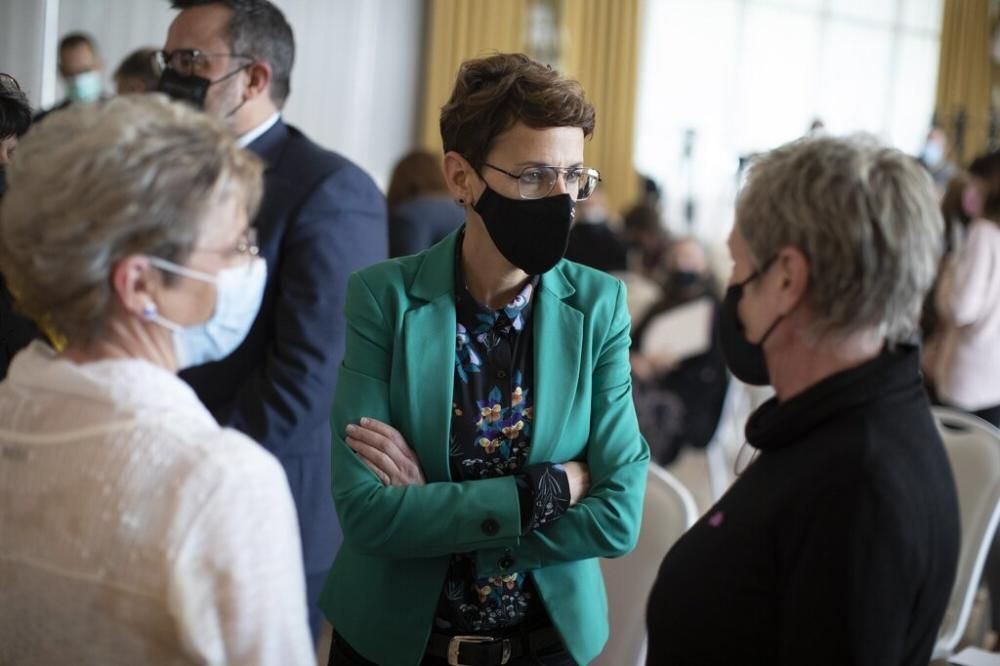 La presidenta de Navarra, María Chivite, clausura