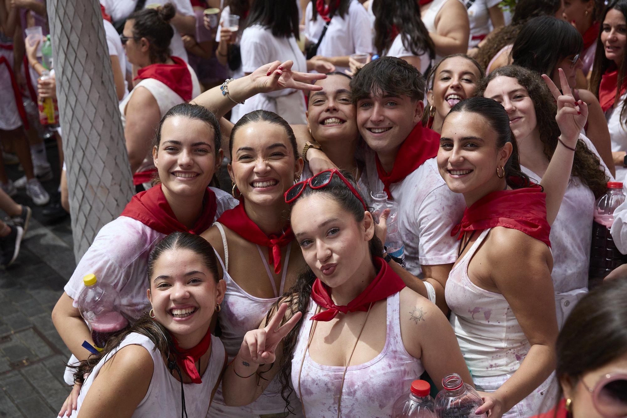 Fotos del cohete de las fiestas de Tudela 2025
