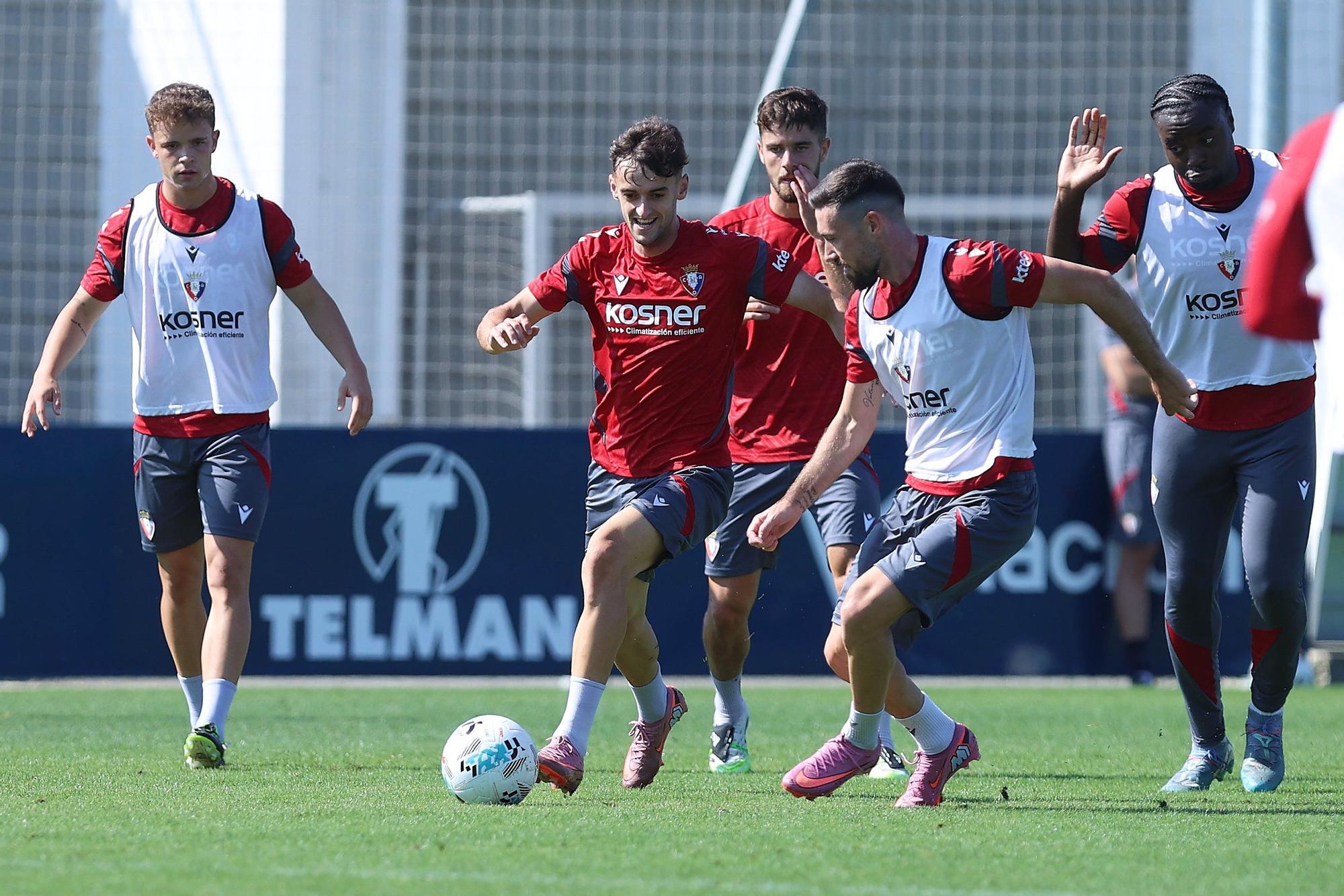 Fotos del entrenamiento de Osasuna (23/08/2025)