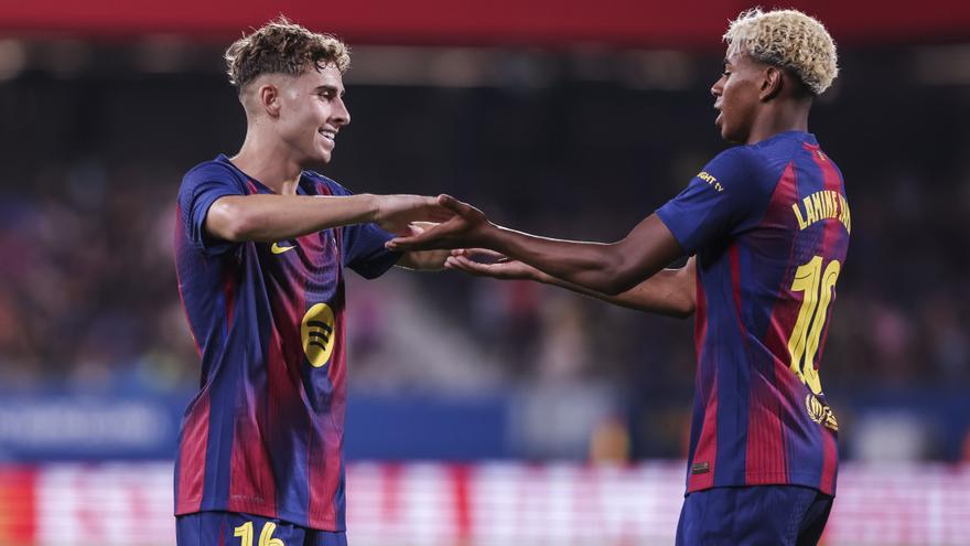 El Barça le endosa una &#039;manita&#039; al Como (5-0) para recuperar el Gamper
