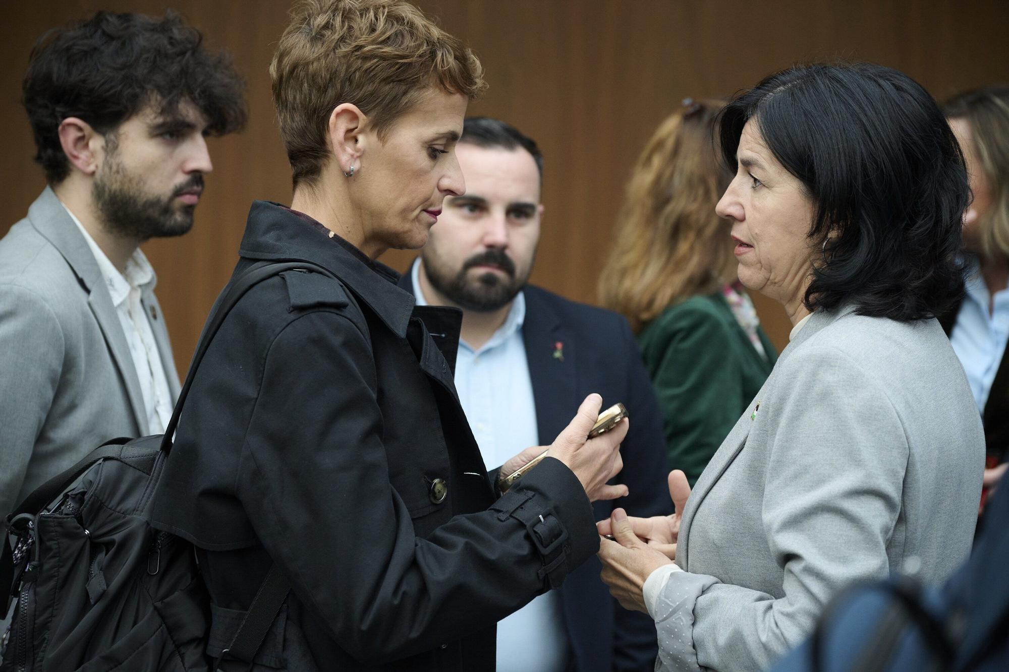 Fotos del pleno del Parlamento de Navarra de este 6 de noviembre