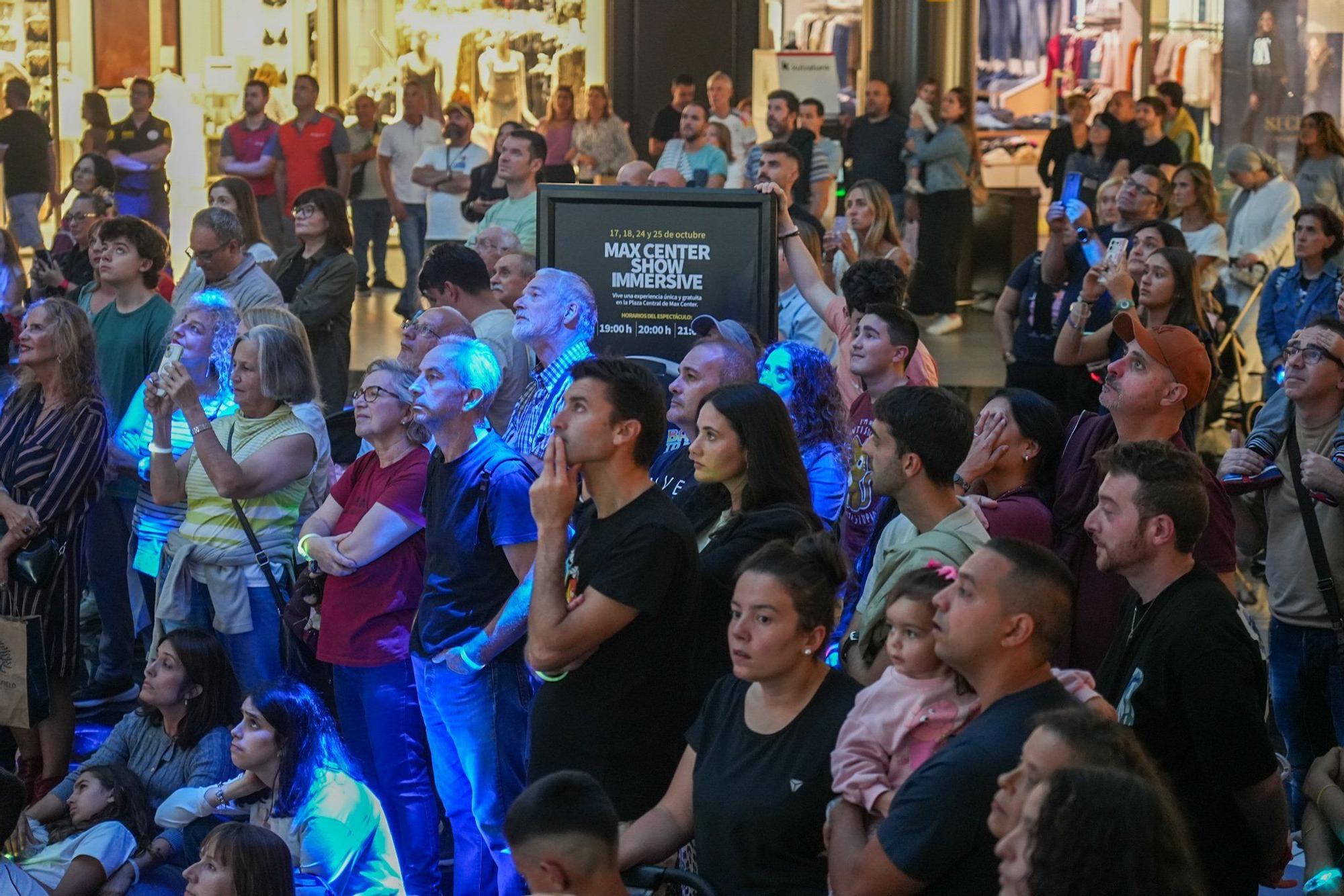 Max Center Show Immersive sorprendió al público.