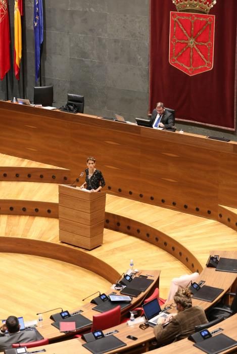 Pleno del Parlamento de Navarra sobre el Covid-19