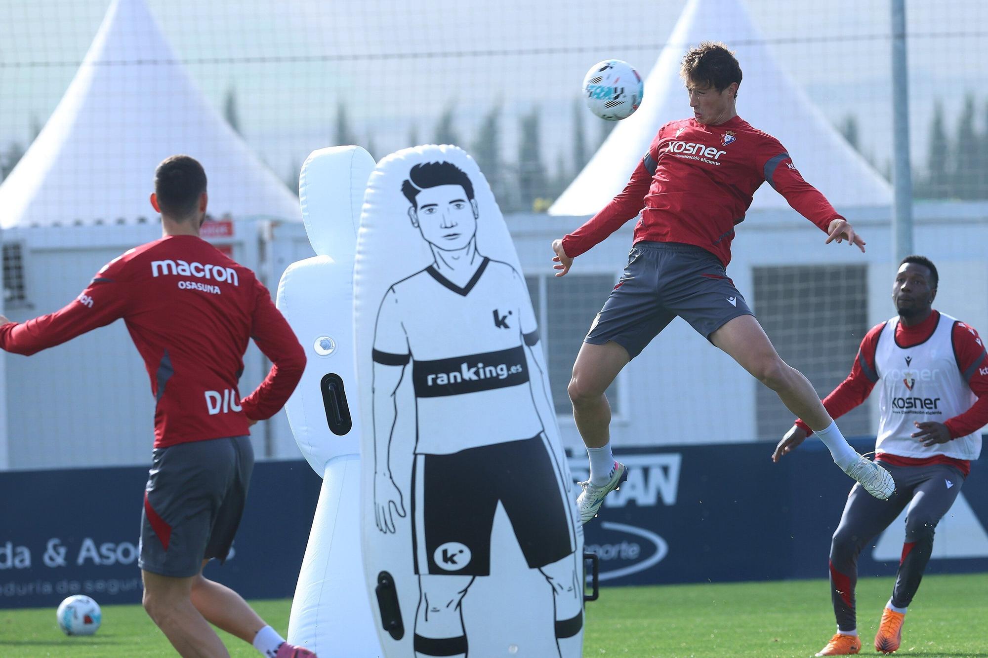 Entrenamiento de Osasuna de este domingo
