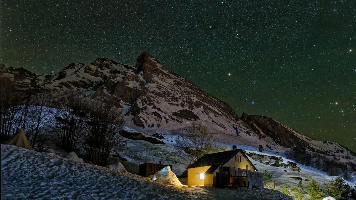La cabane de l&#039;Aventure Nordique.
