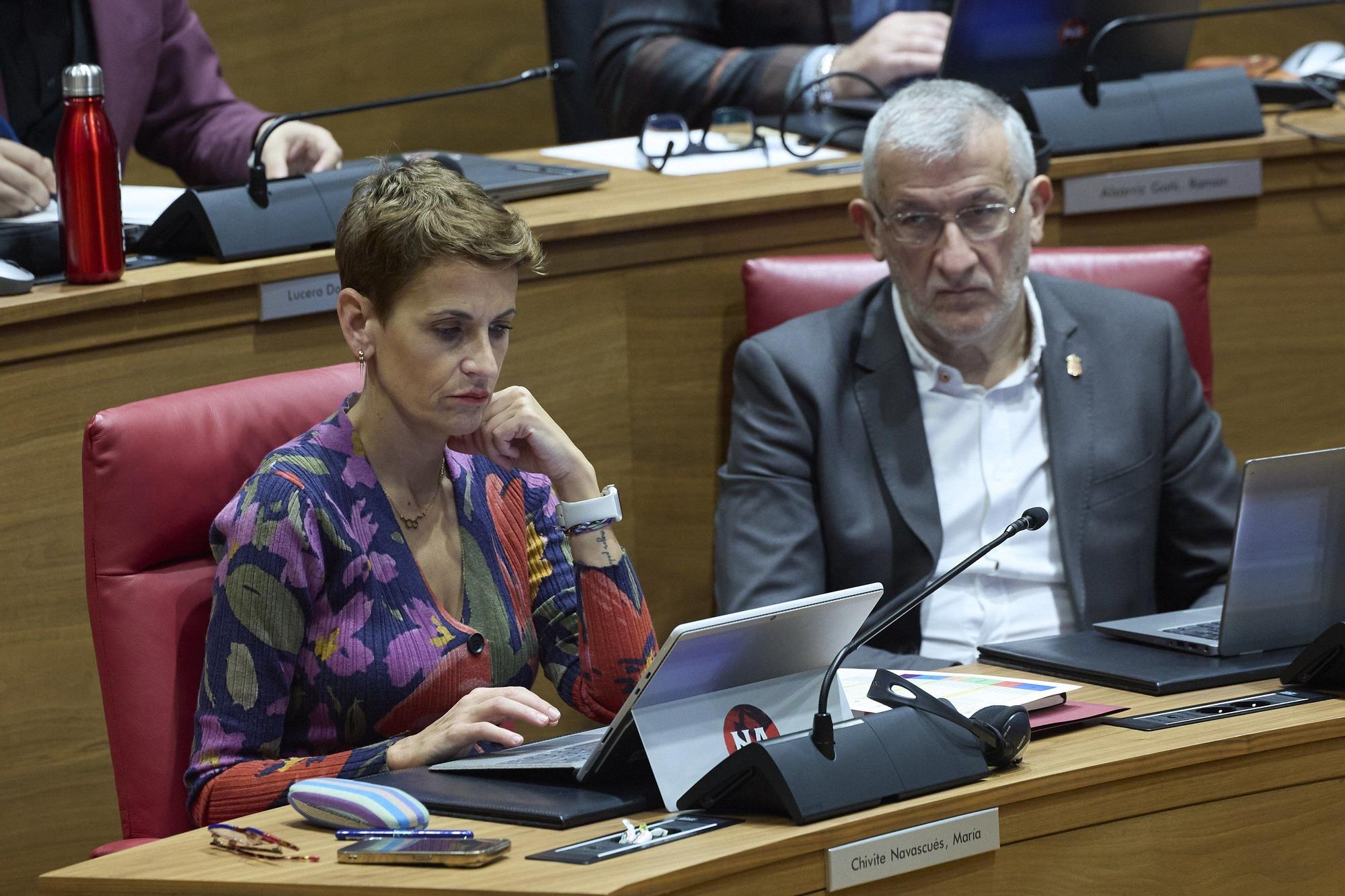 Fotos del Debate sobre el estado de la Comunidad foral 2025