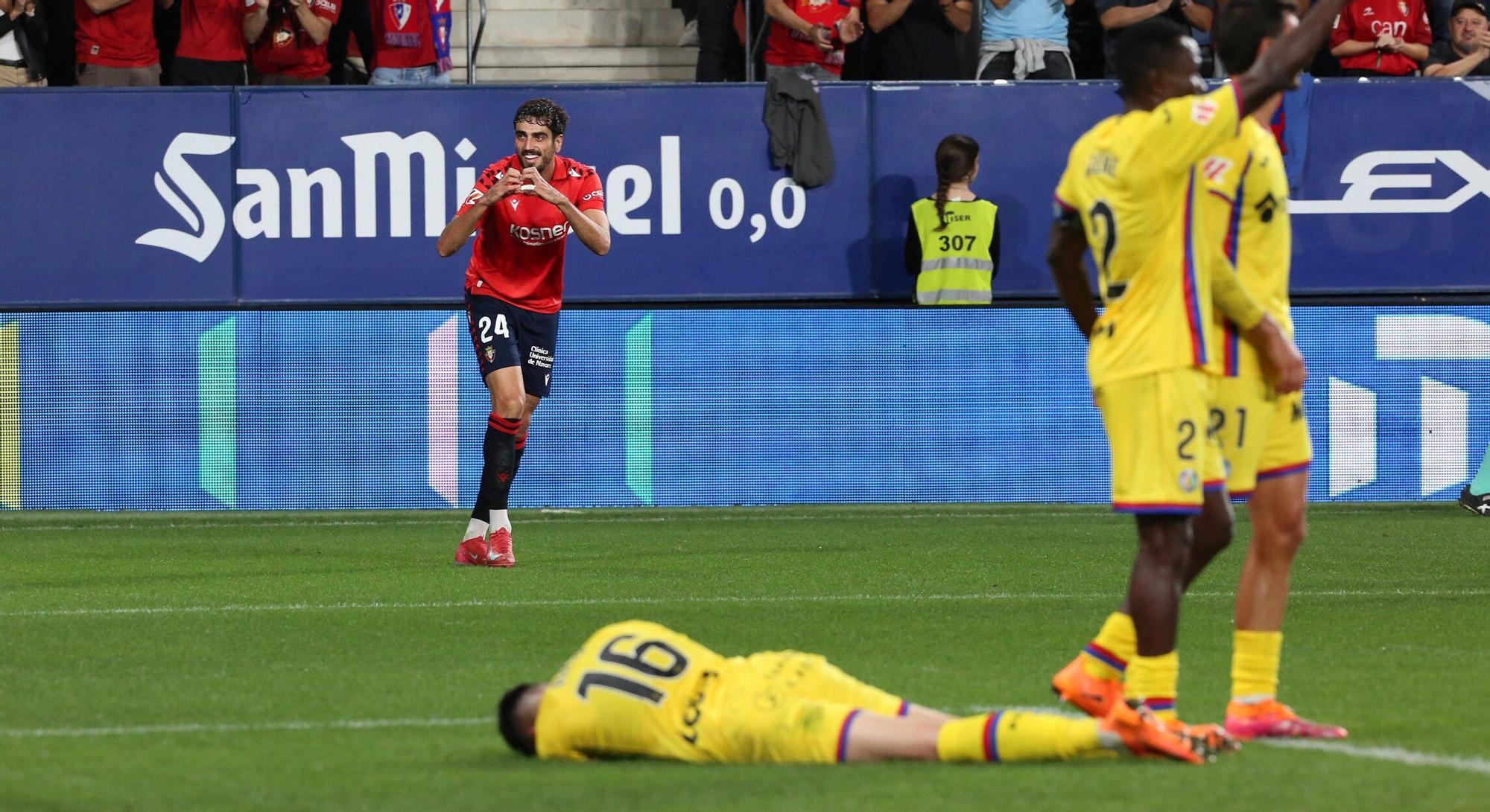 Fotos del Osasuna-Getafe en El Sadar