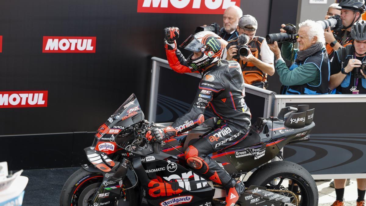 El piloto italiano en la categoría de Moto GP, Marco Bezzecchi