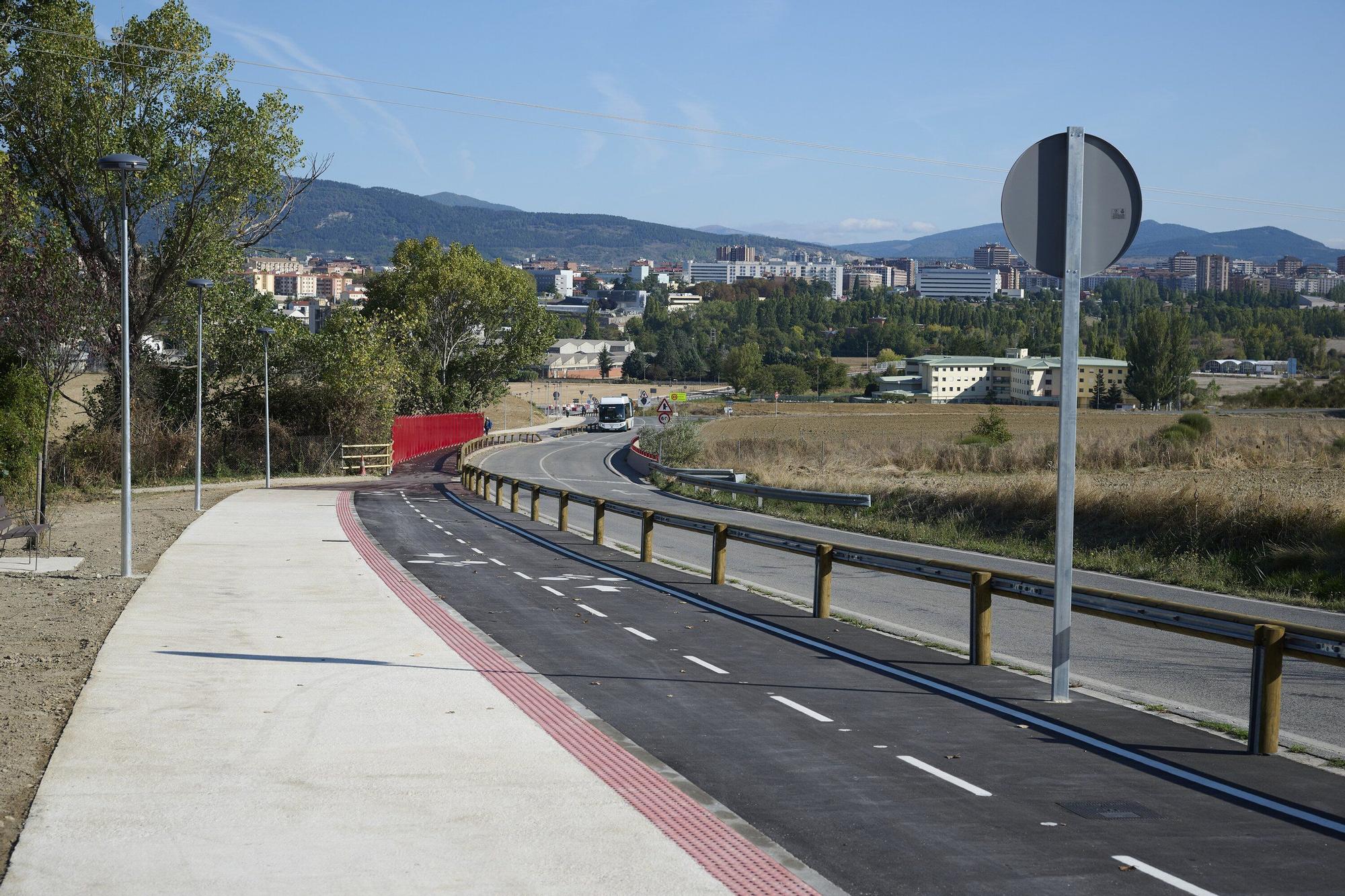 Fotos de la visita al carril bici entre Pamplona y Cizur Menor por el Camino de Santiago