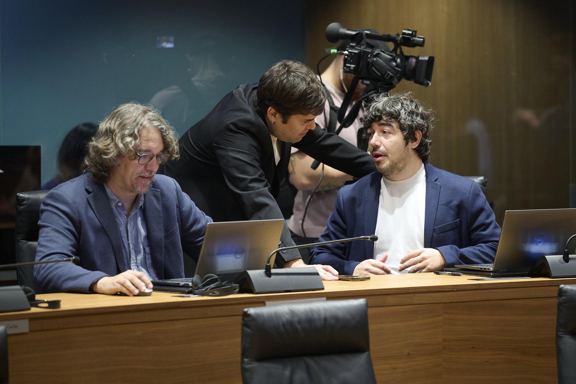 Fotos del pleno del Parlamento de Navarra de este 6 de noviembre
