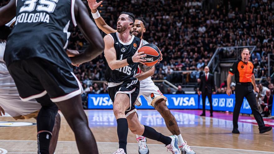 Luca Vildoza, detenido en Bolonia tras el Virtus-Mónaco
