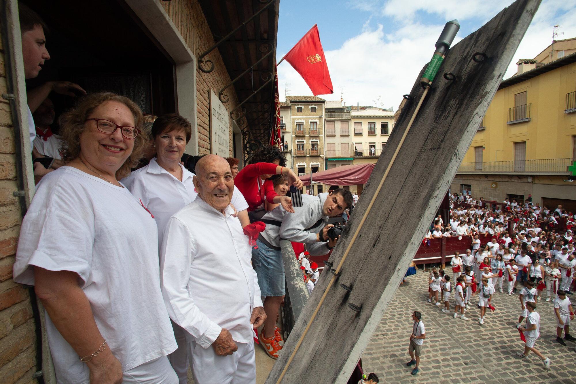 Chupinazo de las fiestas de Puente La Reina / Gares 2025