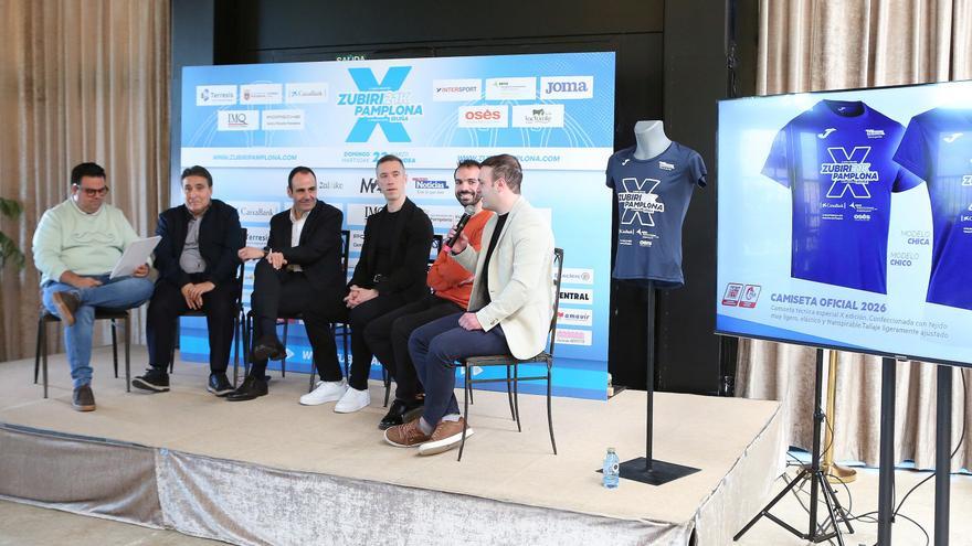 Presentación de la X Medio Maratón Zubiri Pamplona-Iruña: auténtico récord con 1.650 participantes