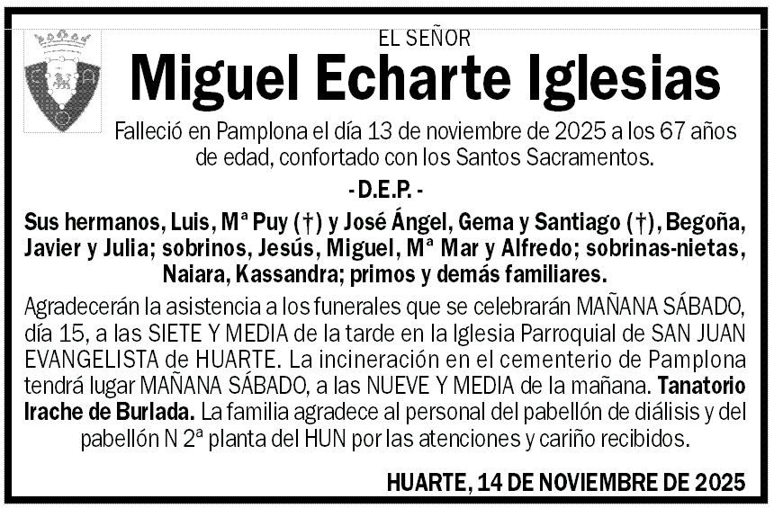 Miguel Echarte Iglesias