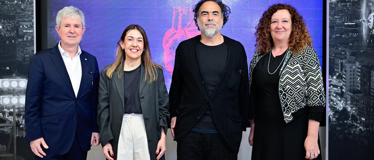 El cineasta Alejandro González Iñarritu, en la Sala BBK