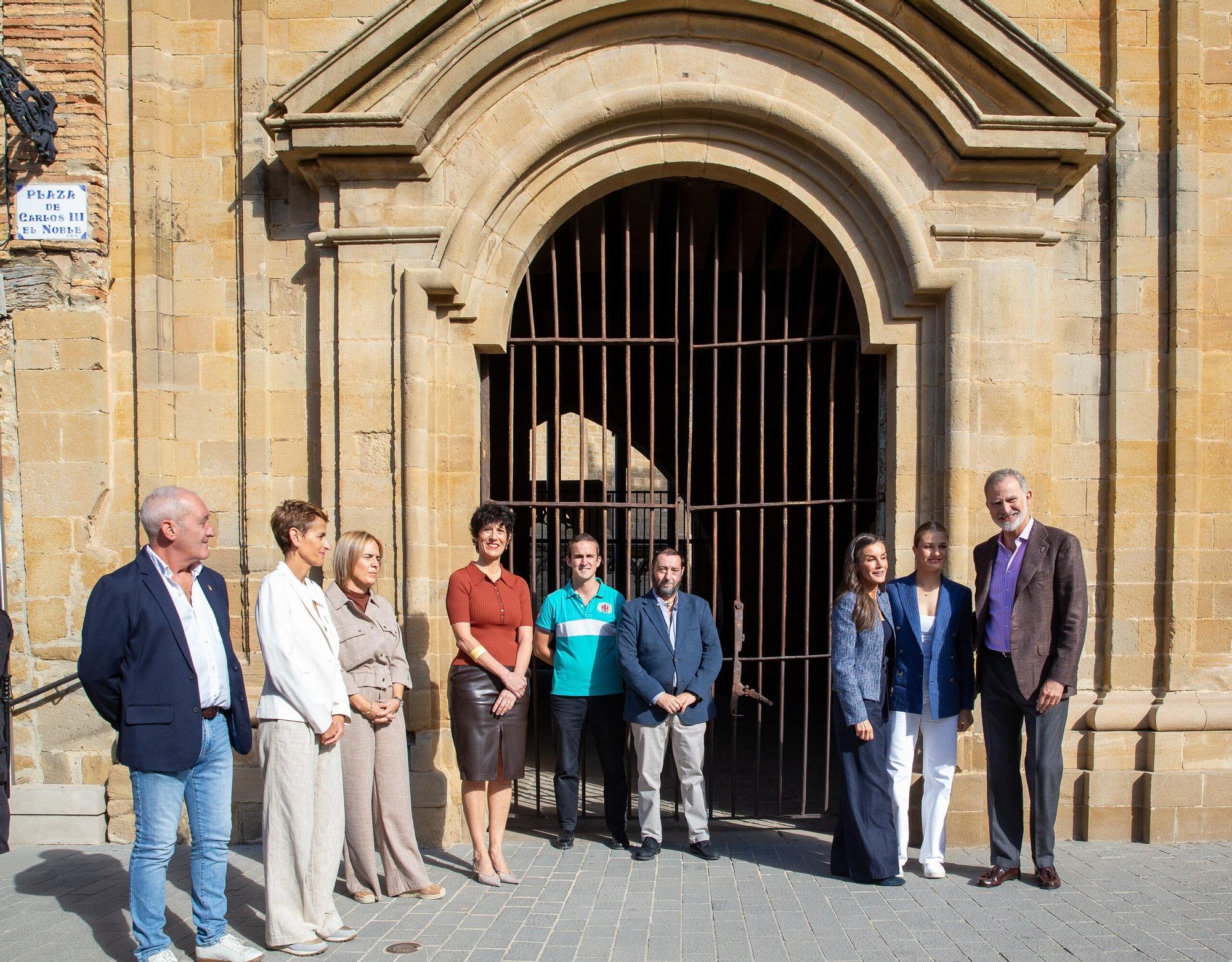 Fotos de la visita de los Reyes a Olite y Tudela