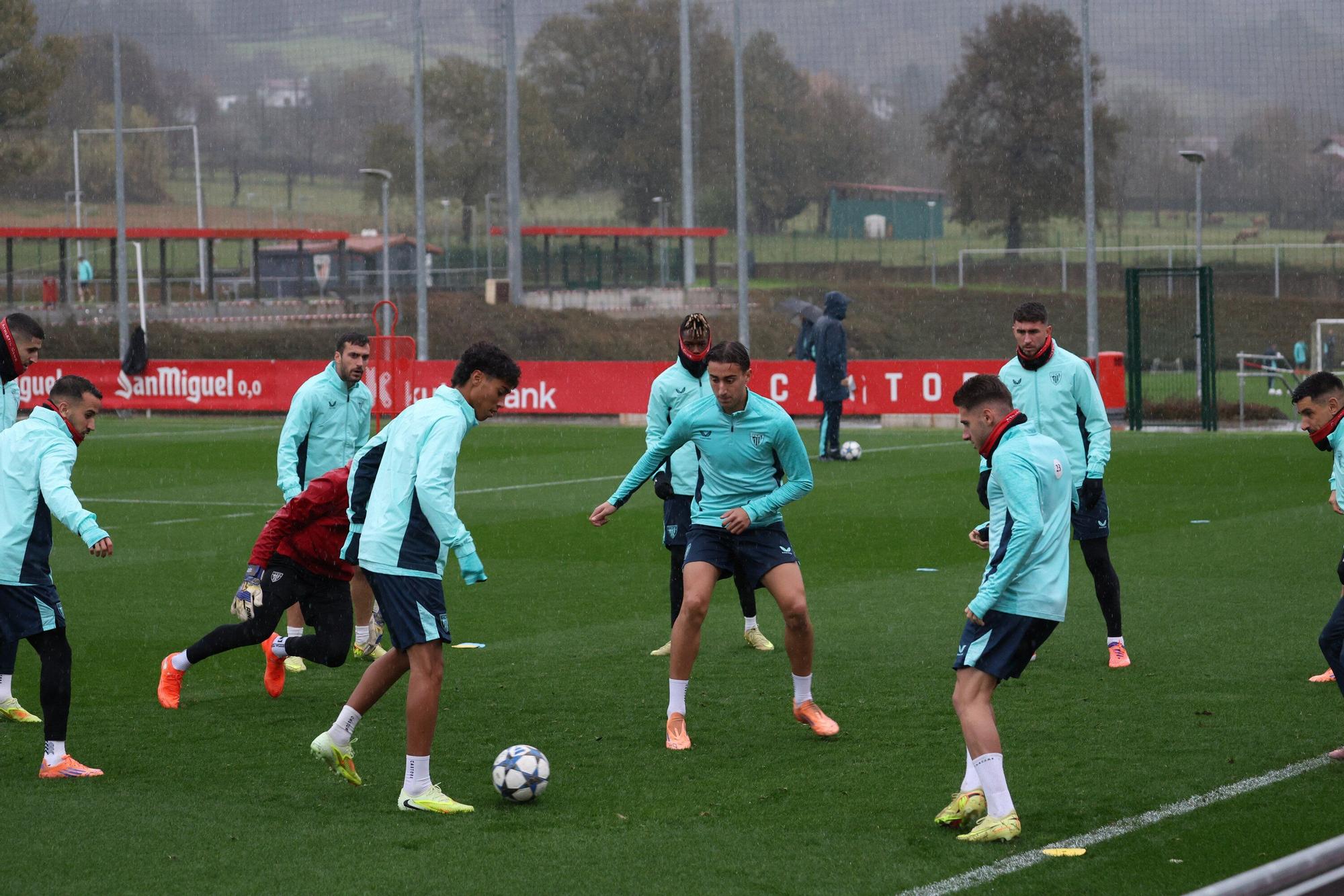 Entrenamiento del Athletic en Lezama