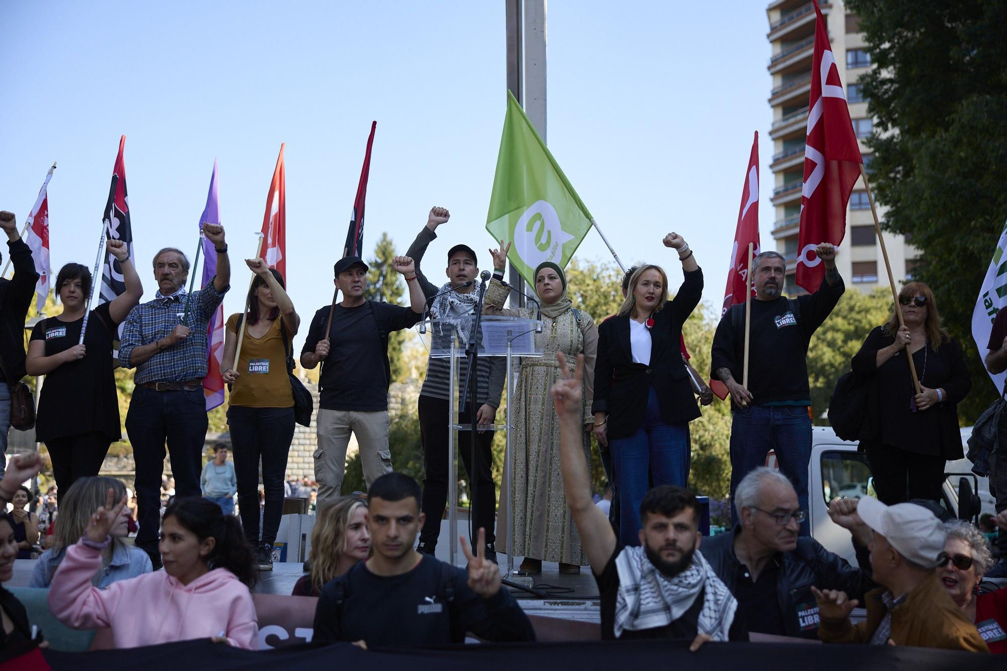 Huelga y paros en solidaridad con Palestina durante este miércoles en Navarra