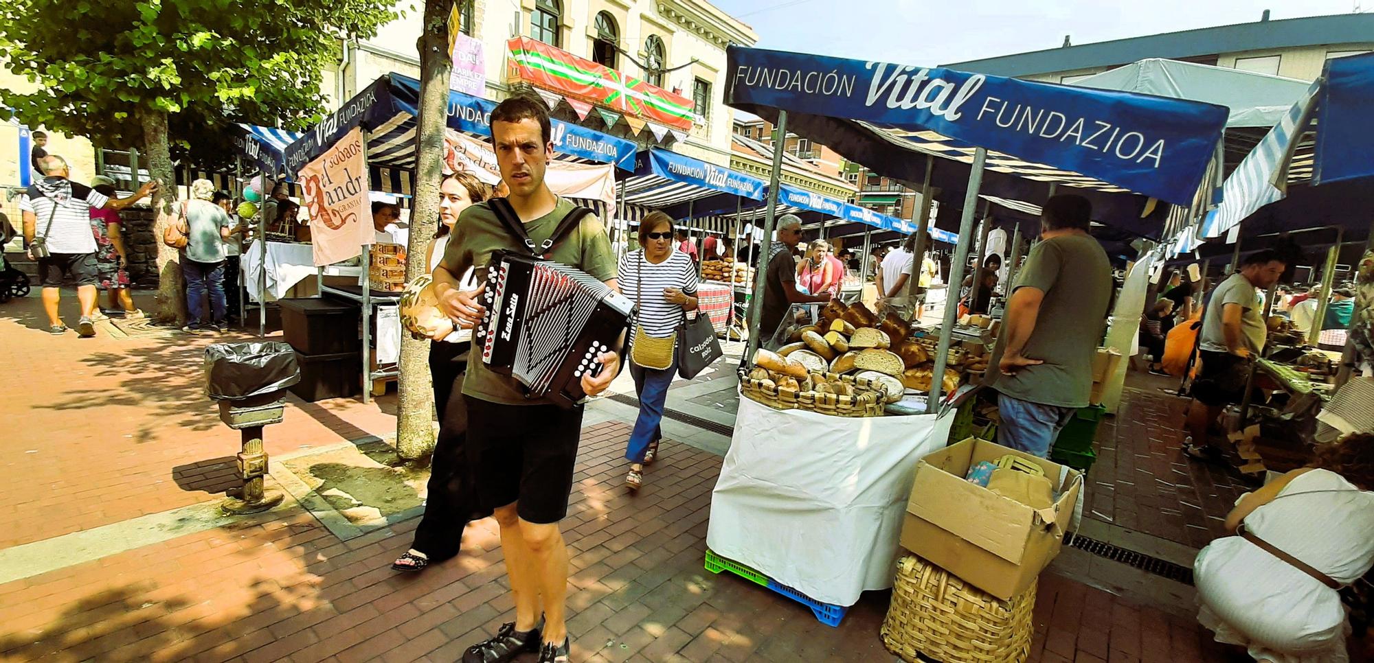 Trikitixas en el mercado