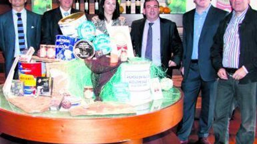 Presentación del sello de garantía de la anchoa del País Vasco.