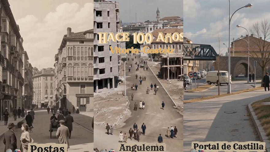 La IA devuelve la vida y el movimiento a las fotos históricas de Vitoria